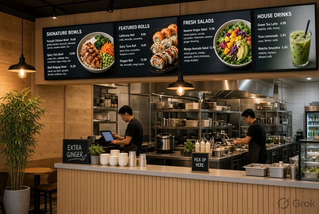 Digital Menu board – Smart Food Menu Display